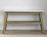 Vida Marble Top Sofa Table