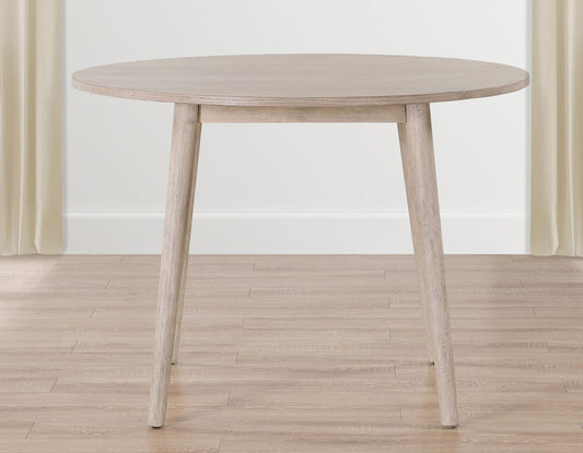 Willow 42" Round Dining Table, Tan