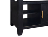 Yves 6-Piece Storage Counter Dining Set (Table, Bench & 4 Counter Chairs)