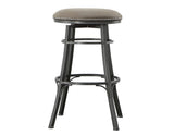 Bali 30" Backless Bar Stool, Swivel, Gray