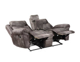 Nashville 3-Piece Manual Reclining Set, Grey
