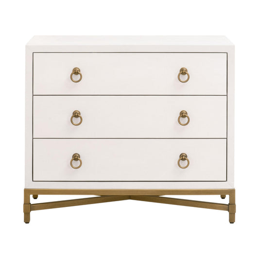 Strand Shagreen 3-Drawer Nightstand