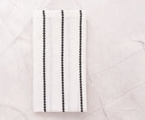 Black and White Cloth Napkins