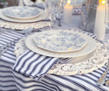 Navy Blue Rectangle Tablecloth