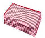 Red Dinner Napkins Set of 4