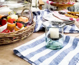 Italian Stripe Linen Napkins
