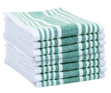 Red Linen Striped Napkins