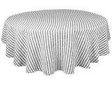 Amalfi Stripe Linen Round Tablecloth