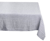 Narrow Stripe Linen Rectangle Tablecloth - Striped Tablecloth