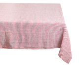 Narrow Stripe Linen Rectangle Tablecloth - Striped Tablecloth