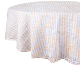 Amalfi Stripe Linen Round Tablecloth