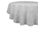 Amalfi Stripe Linen Round Tablecloth