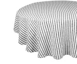 Amalfi Stripe Linen Round Tablecloth