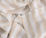 Linen Striped Tablecloth