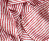 Narrow Stripe Linen Rectangle Tablecloth - Striped Tablecloth