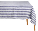 Linen Striped Tablecloth