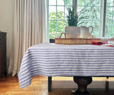 Linen Tablecloth - Striped Tablecloths