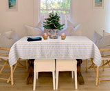 Linen Striped Tablecloth