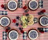 Linen Striped Tablecloth