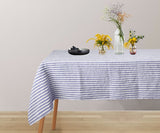 Linen Tablecloth - Rectangle Striped Tablecloths