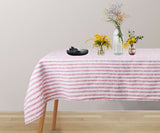 Linen Tablecloth - Striped Tablecloths