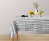 Linen Tablecloth - Rectangle Striped Tablecloths
