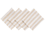 Italian Stripe Linen Napkins