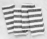 Italian Stripe Linen Napkins