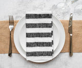 Italian Stripe Linen Napkins