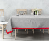 Rectangle Tablecloth - Red Border