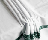 Round Tablecloth 63 inch - Striped Cotton Tablecloth
