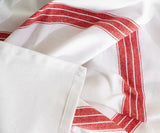 Round Tablecloth 63 inch - Striped Cotton Tablecloth