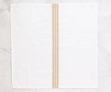 Cotton Napkins Set of 6 - Striped Napkins