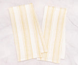 Yellow Kitchen Towels - 100% Linen Towels