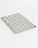 Linen beach towel in Subtle lines