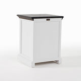 Corfu Bedside Table with Shelves