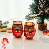 Crystal Christmas Tree Wine & Water Glasses - Set of 2
