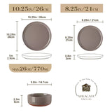 Tara 12 Piece Dinnerware Set