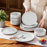 Tara Pink 24 Piece Dinnerware Set for 8