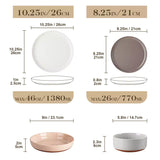 Tara 16 Piece Dinnerware Set
