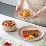Tara Pink 18 Piece Dinnerware Set
