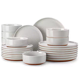 Tara Brown 24 Piece Dinnerware Set for 8