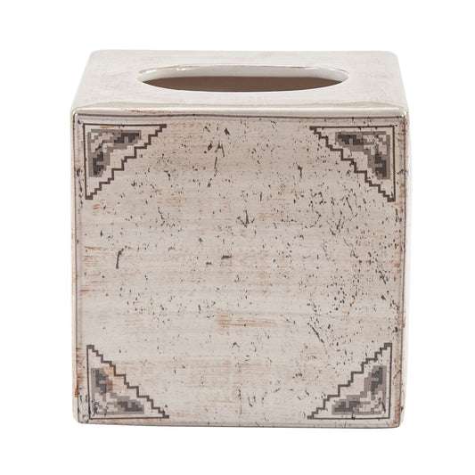 Dakota Ceramic Tissue Box Cover, 2 MOQ