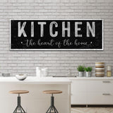 Kitchen Is The Heart Of The Home Sign III