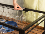 Transformer Outdoor Bar Cart - Panel Storage