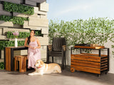 Transformer Outdoor Bar Cart - Panel Storage