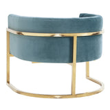Magnolia Performance Velvet Accent Chair - Gold Base