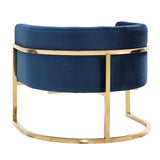 Magnolia Performance Velvet Accent Chair - Gold Base