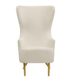 Julia Performance Velvet Wingback Accent Chair by Inspire Me! Home Decor