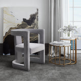 Ada Performance Velvet Accent Chair